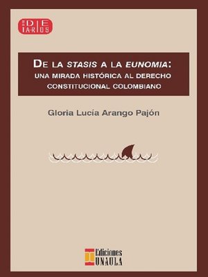 cover image of De la stasis a la eunomia.